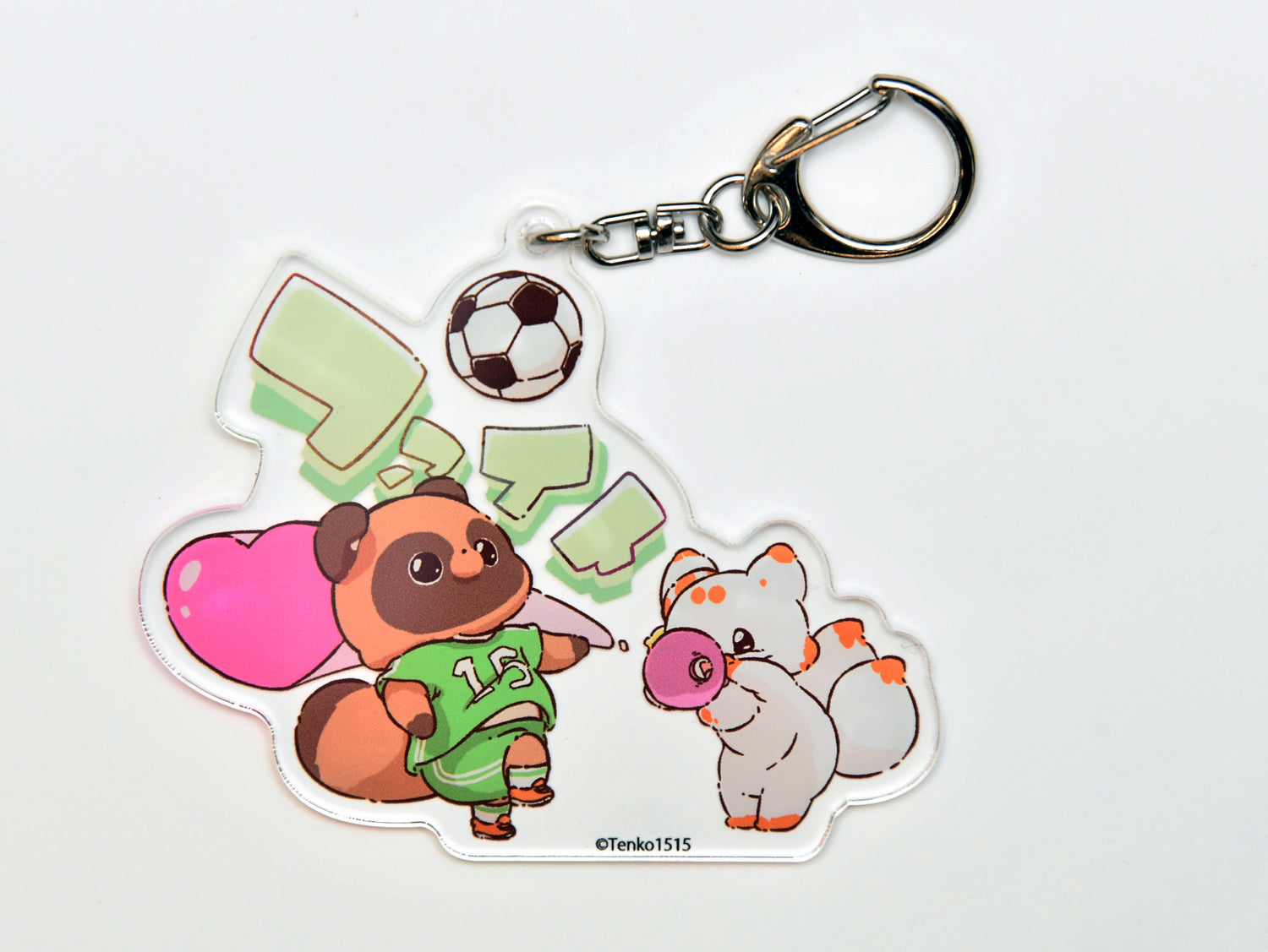 アクリルキーホルダー / サッカー