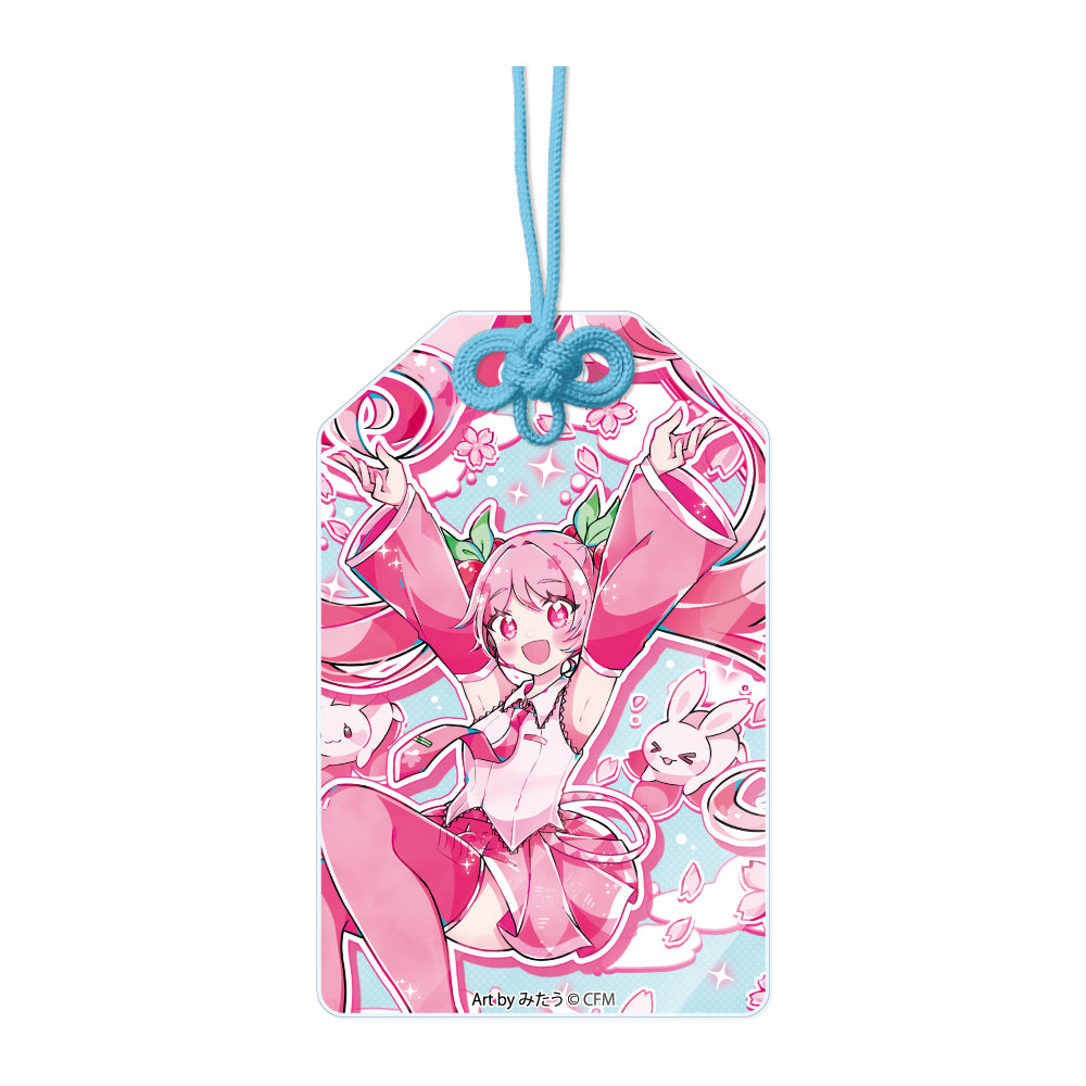 2026年 桜ミク アクリルお守り風キーホルダー Art by みたう