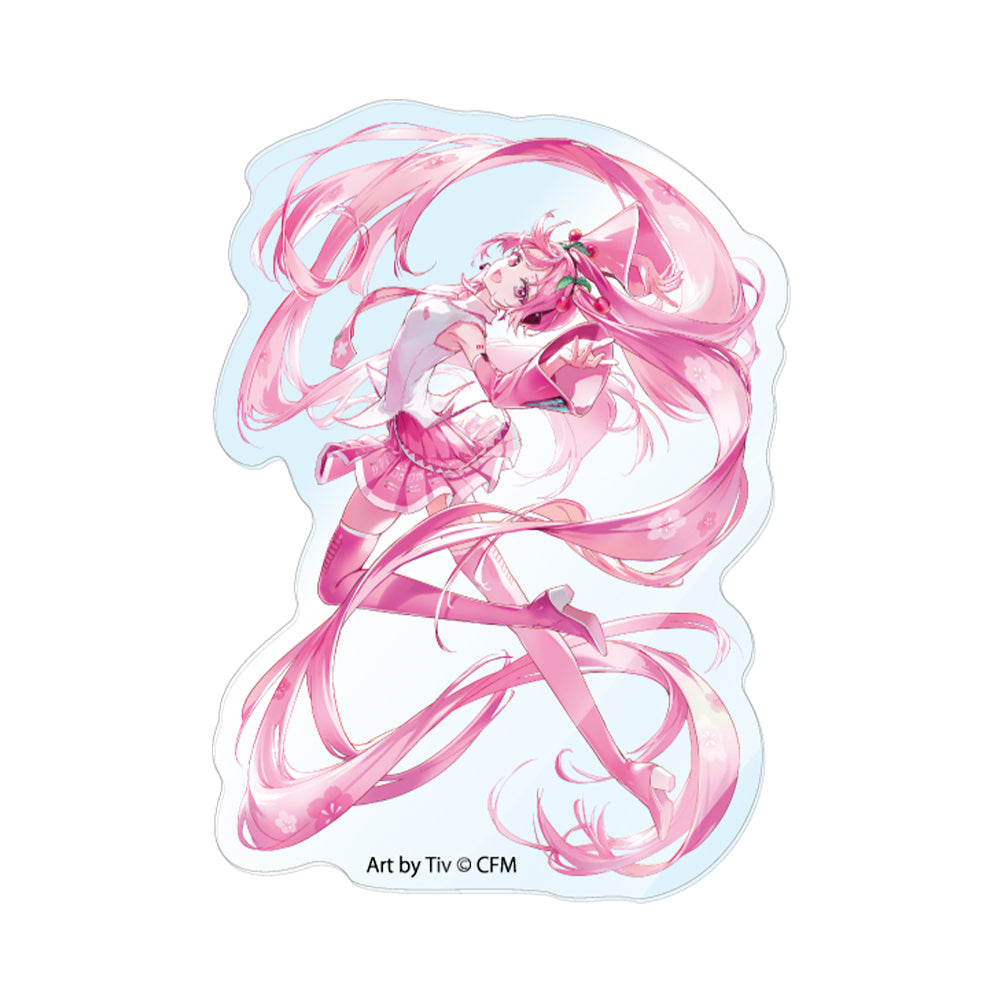 2026年 桜ミク アクリルステッカー Art by Tiv